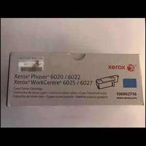 Xerox Cyan Toner for Phaser 6020/6022 and WorkCentre 6025/6027